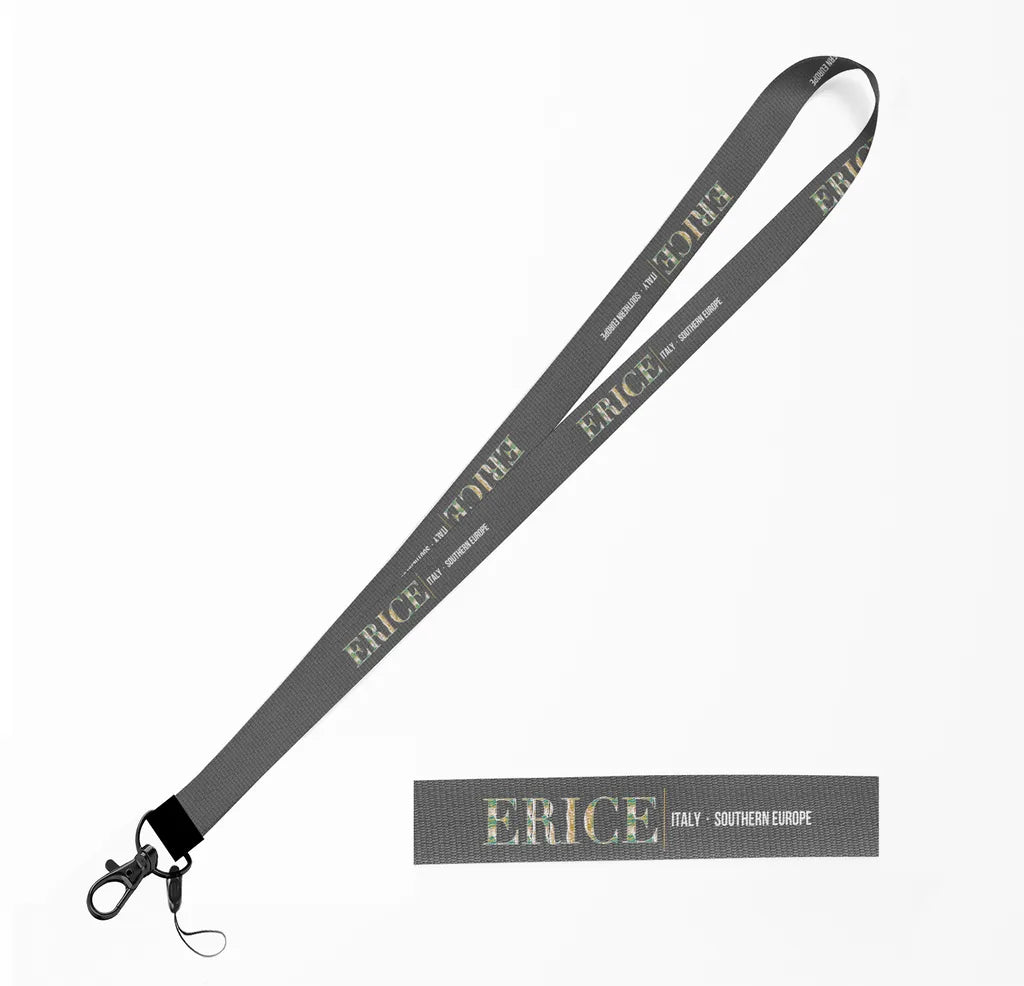 Erice City Series lanyard - gray