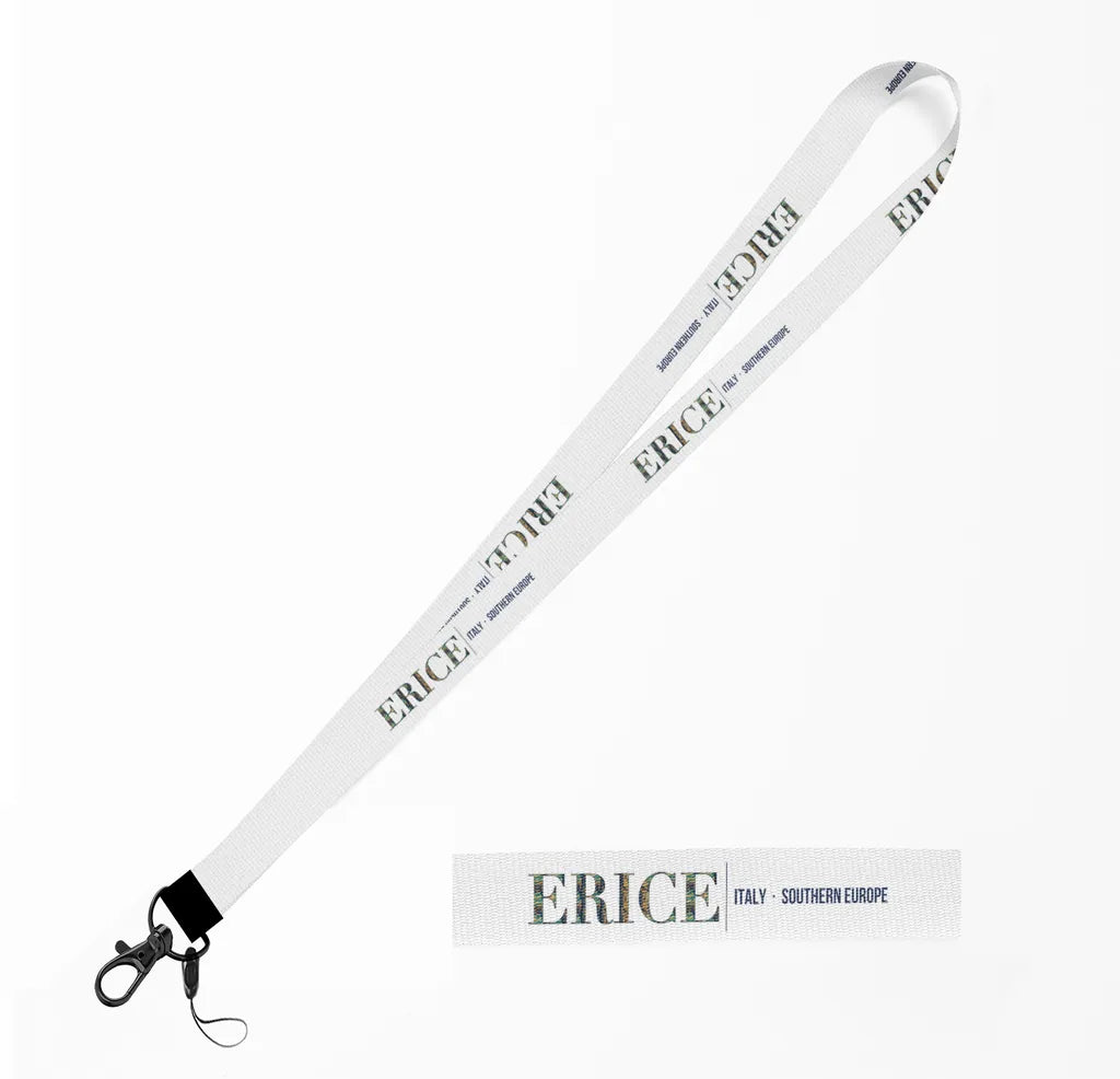 Erice City Series lanyard - white