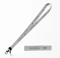 Thumbnail for Estonia Country Series lanyard - light gray