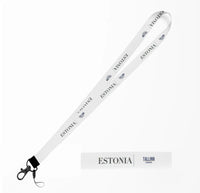 Thumbnail for Estonia Country Series lanyard - white
