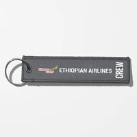 Thumbnail for Ethiopian Airlines Crew & Staff Tag Key Chains - Gray - Crew