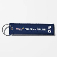 Thumbnail for Ethiopian Airlines Crew & Staff Tag Key Chains - Navy Blue - Crew