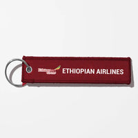 Thumbnail for Ethiopian Airlines Crew & Staff Tag Key Chains - Dark Red