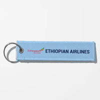 Thumbnail for Ethiopian Airlines Crew & Staff Tag Key Chains - Light Blue