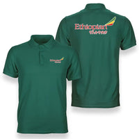 Thumbnail for Ethiopian Airlines logo on green double side polo t shirt