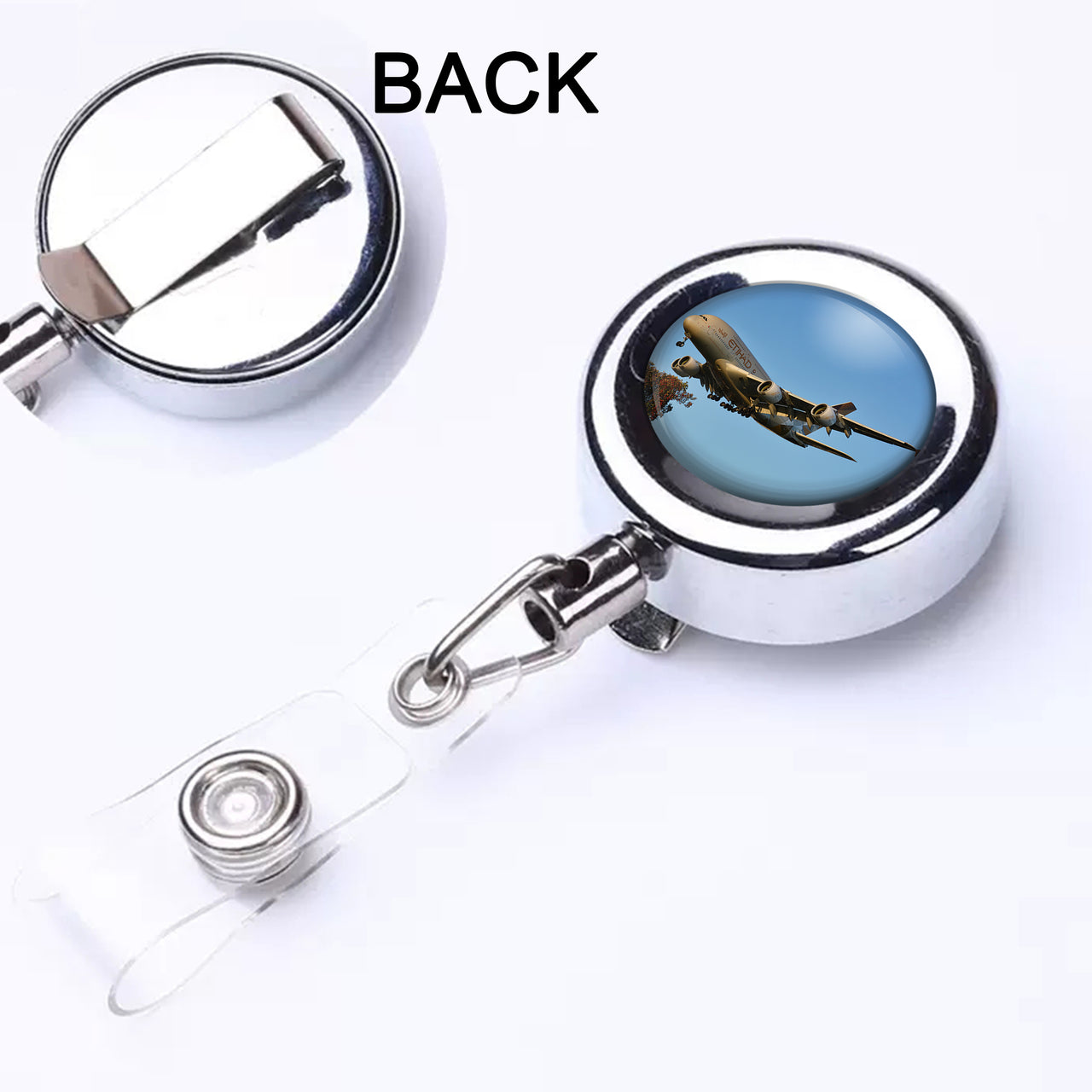 Etihad Airways A380 Designed Retractable ID Card Badge