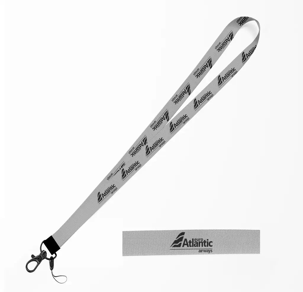 EuroAtlantic Airways lanyard - light gray