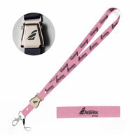 Thumbnail for EuroAtlantic Airways seat belt lanyard - pink