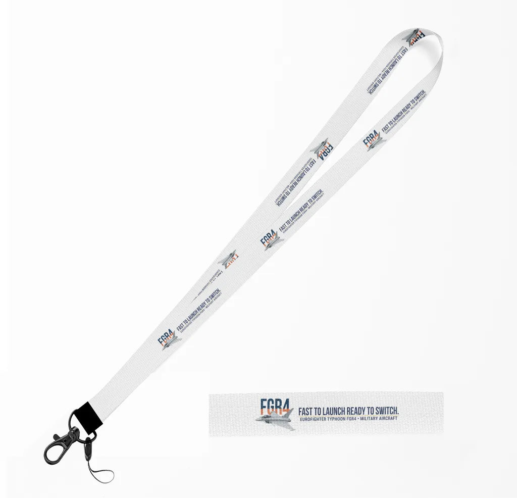 Eurofighter Typhoon FGR4 lanyard - white