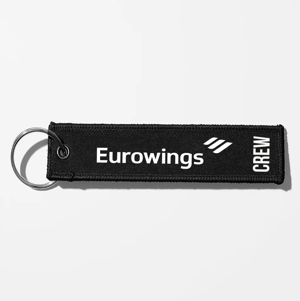 Eurowings Airlines Crew & Staff Tag Key Chains - Black - Crew