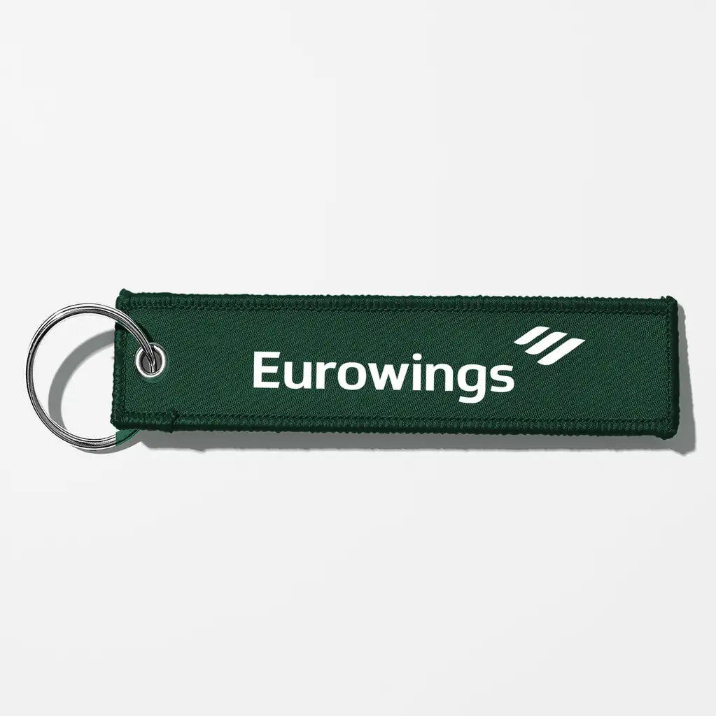 Eurowings Airlines Crew & Staff Tag Key Chains - Dark Green