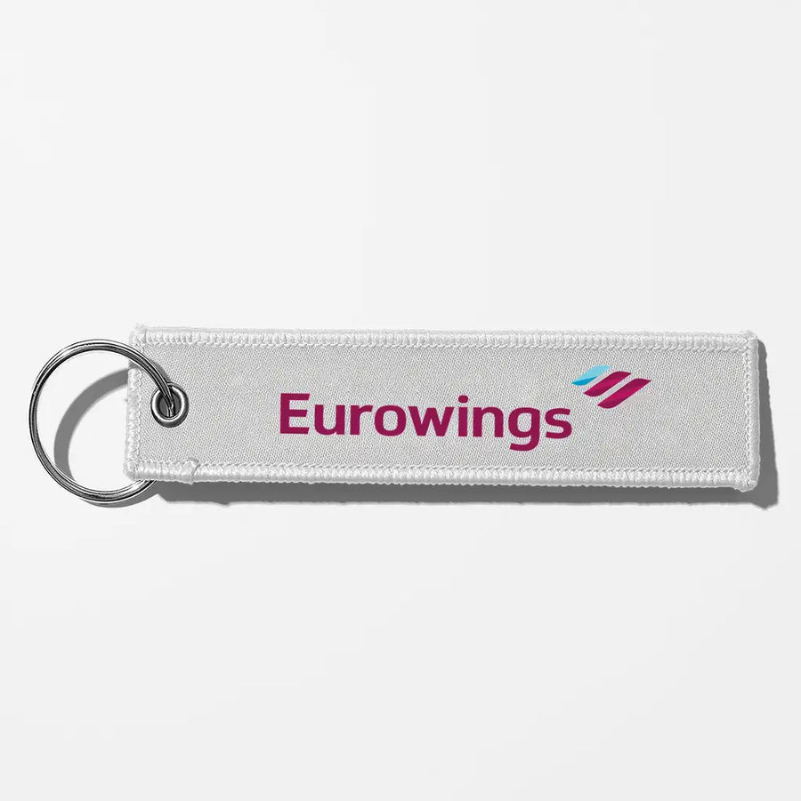 Eurowings Airlines Crew & Staff Tag Key Chains - White