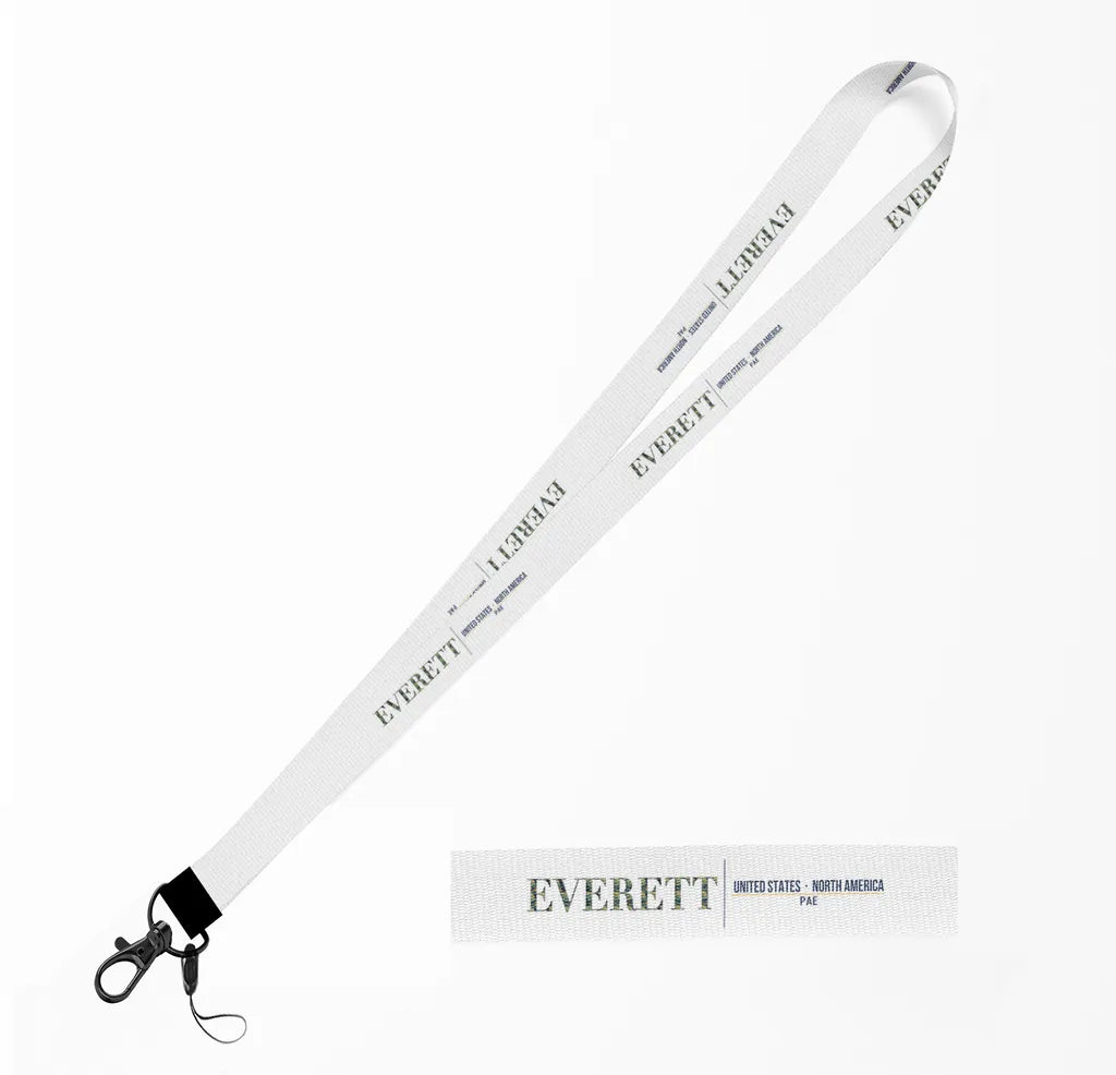 Everett City Series lanyard - white