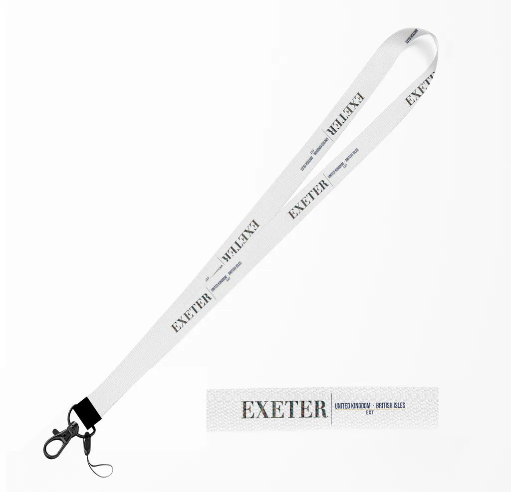 Exeter City Series lanyard - white