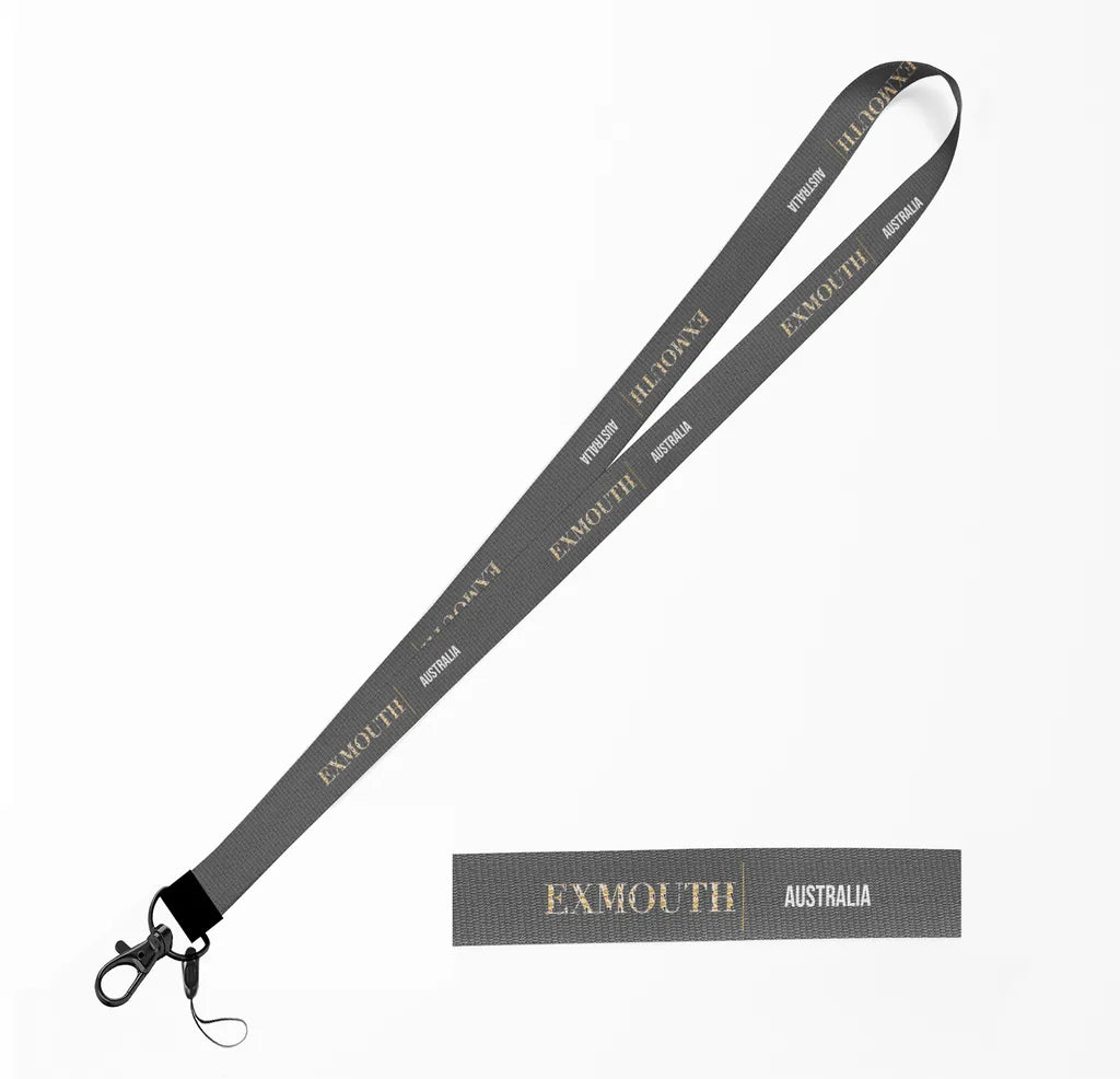 Exmouth City Series lanyard - gray