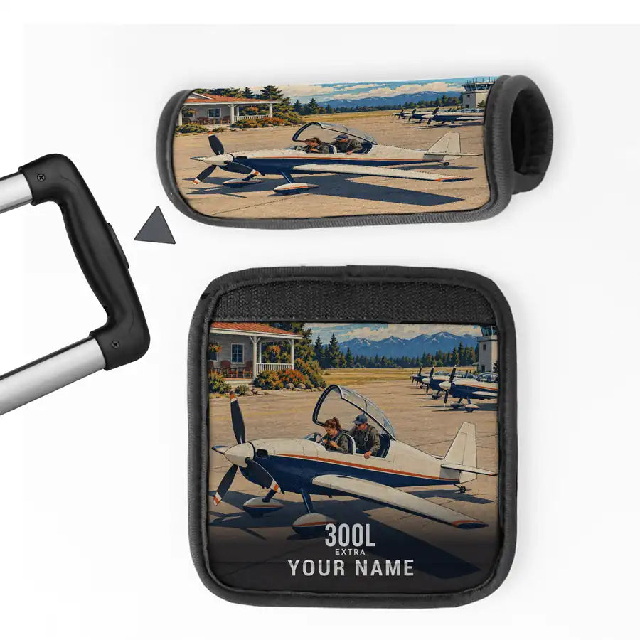 Extra 300L - 3D + Name - Luggage Handle Cover - Full Print