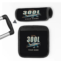 Thumbnail for Extra 300L - Cartoon + Name - Luggage Handle Cover - Black