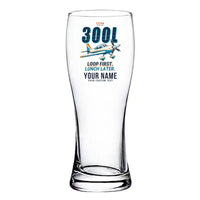 Thumbnail for Extra 300L - Cartoon + Name - Pilsner Beer Glass