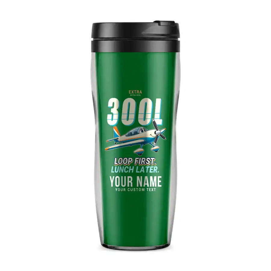 Extra 300L - Cartoon + Name - Plastic (No Holder) - Green