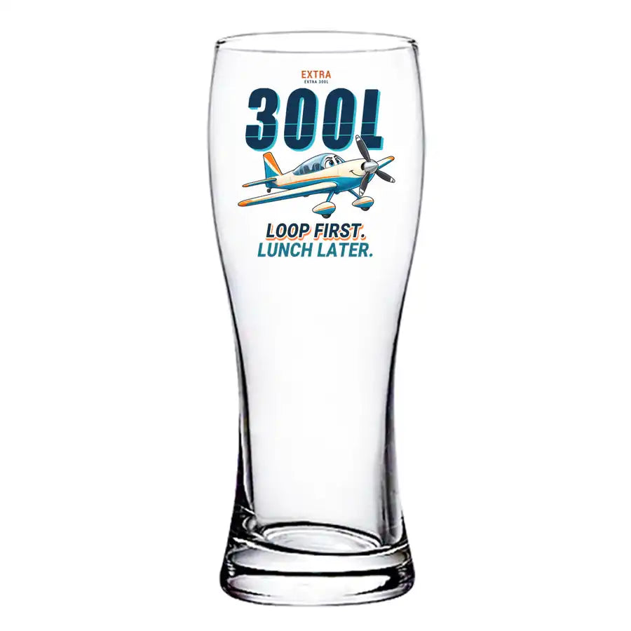 Extra 300L - Cartoon - Pilsner Beer Glass