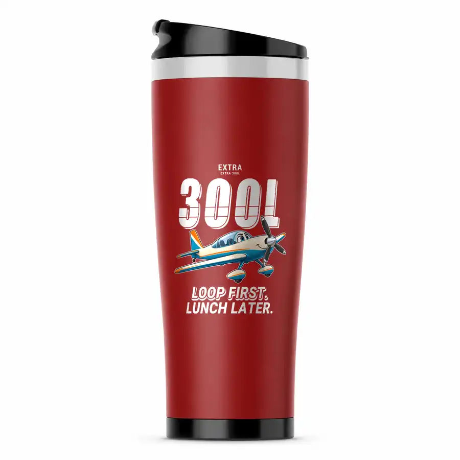 Extra 300L - Cartoon - Stainless Steel (No Holder) - Red