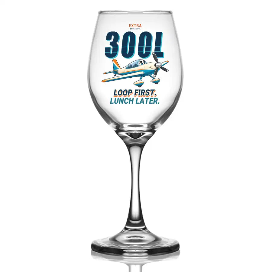 Extra 300L - Cartoon - Wine Glass