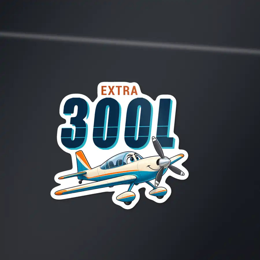 Extra 300L - Cartoon Die-Cut - Die-Cut - Dark Car