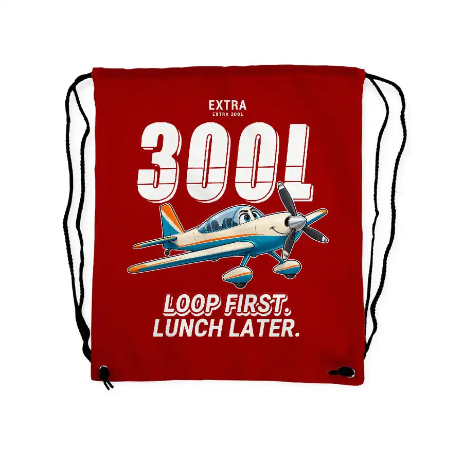 Extra 300L - Drawstring Bag - Cartoon - Red
