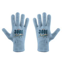 Thumbnail for Extra 300L - Gloves - Full - Cartoon - Light Blue