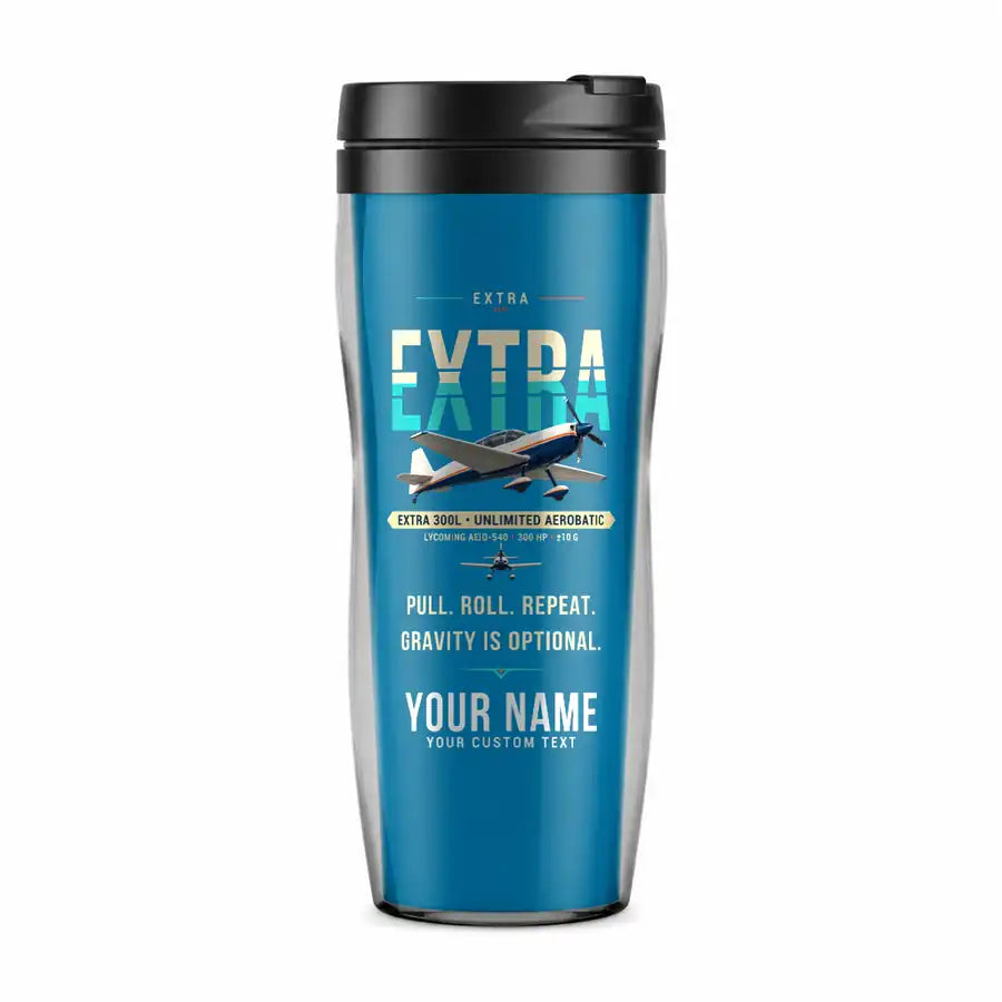 Extra 300L - Original + Name - Plastic (No Holder) - Light Blue