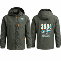 Thumbnail for Extra 300L Stylish Jackets - Hooded Windbreaker - Cartoon - Olive Green