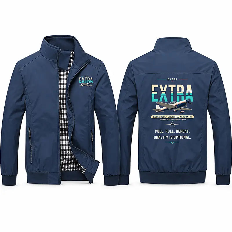 Extra 300L Stylish Jackets - Stand Collar - Original - Navy Blue