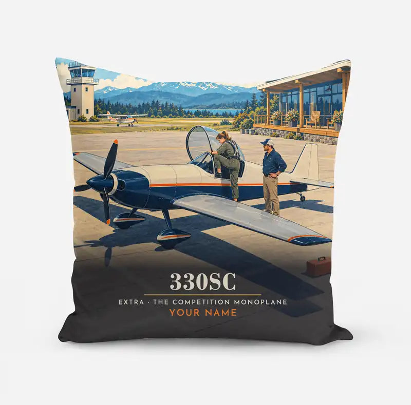 Extra 330SC - 3D + Name - Pillow - Full Print