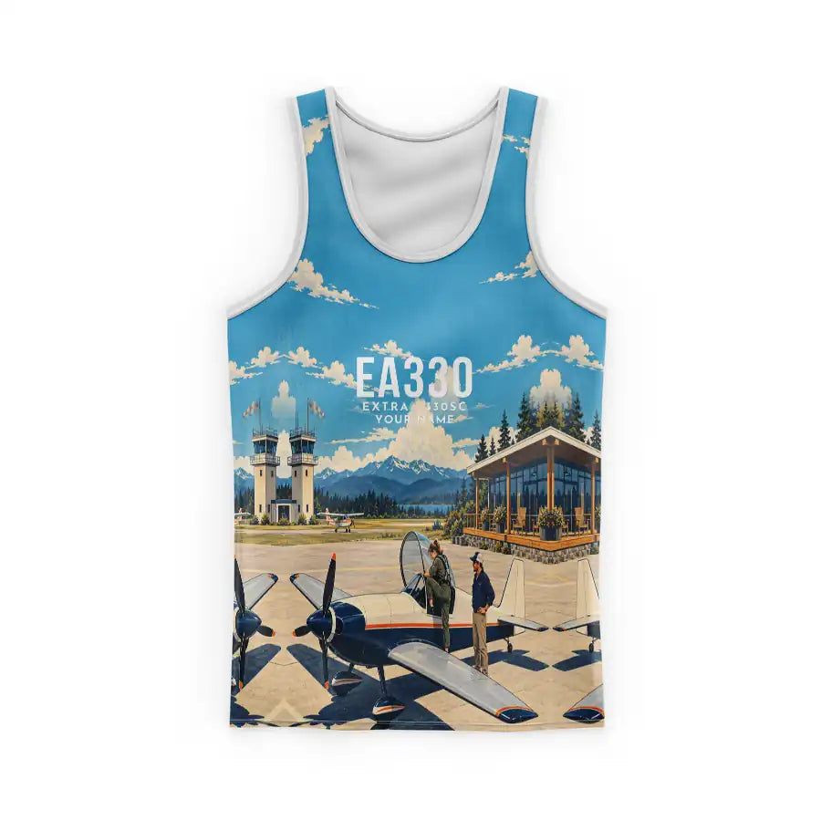 Extra 330SC 3D All-Over Print Clothing - Tank Top - 3D + Name