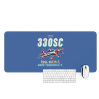Thumbnail for Extra 330SC - Cartoon - Desk Mat - Blue
