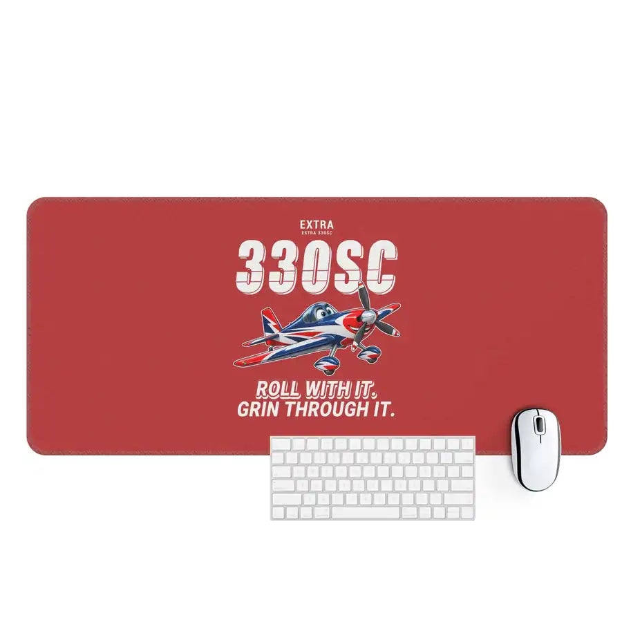 Extra 330SC - Cartoon - Desk Mat - Red
