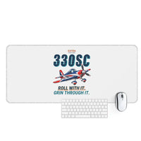 Thumbnail for Extra 330SC - Cartoon - Desk Mat - White