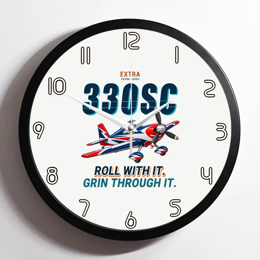 Extra 330SC - Cartoon - Framed - White