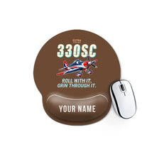 Thumbnail for Extra 330SC - Cartoon + Name - Ergonomic Mouse Pad - Brown