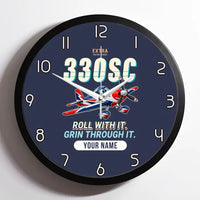Thumbnail for Extra 330SC - Cartoon + Name - Framed - Navy Blue