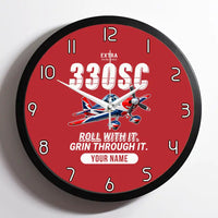 Thumbnail for Extra 330SC - Cartoon + Name - Framed - Red