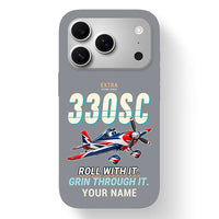 Thumbnail for Extra 330SC - Cartoon + Name - MagSafe iPhone 17 Pro - Gray