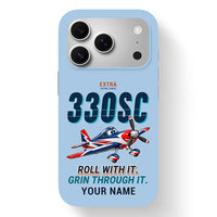 Thumbnail for Extra 330SC - Cartoon + Name - MagSafe iPhone 17 Pro - Light Blue