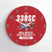 Thumbnail for Extra 330SC - Cartoon + Name - No Frame - Red