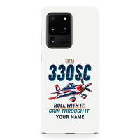 Thumbnail for Extra 330SC - Cartoon + Name - Samsung Case - White