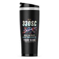 Thumbnail for Extra 330SC - Cartoon + Name - Stainless Steel (No Holder) - Black