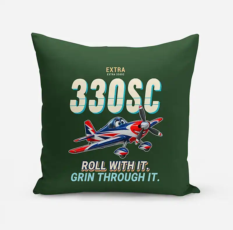 Extra 330SC - Cartoon - Pillow - Dark Green