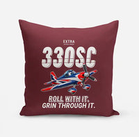 Thumbnail for Extra 330SC - Cartoon - Pillow - Dark Red
