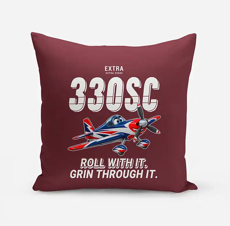 Extra 330SC - Cartoon - Pillow - Dark Red