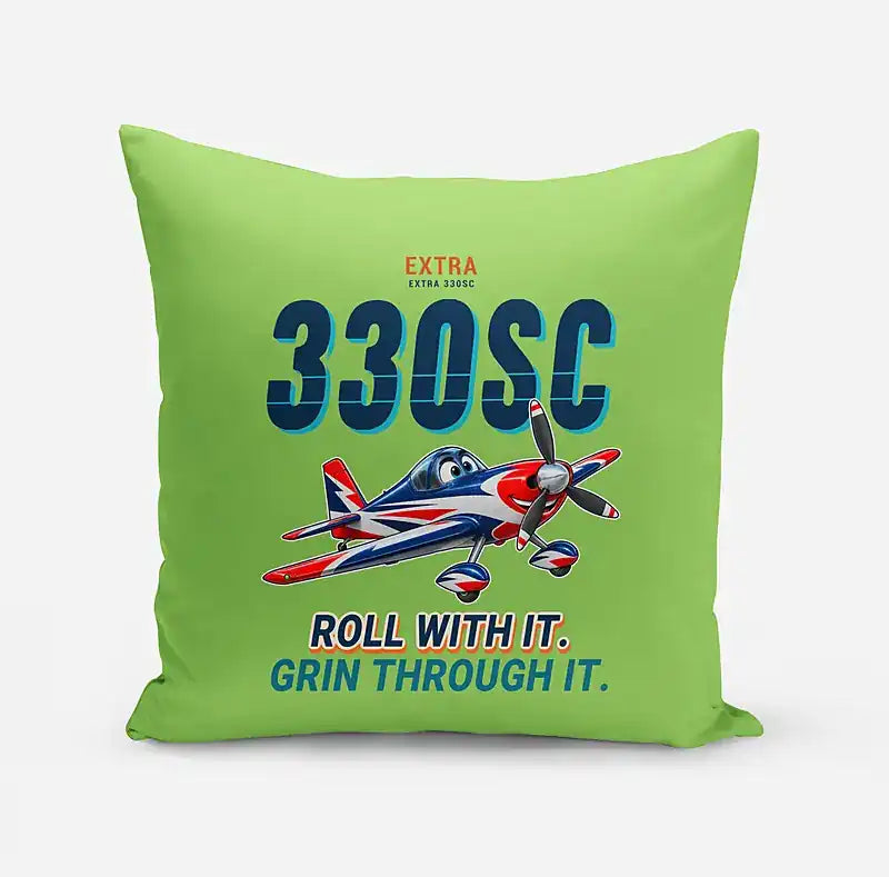 Extra 330SC - Cartoon - Pillow - Light Green